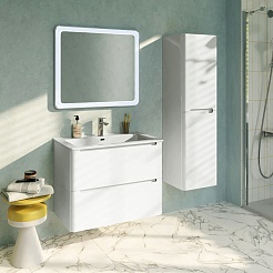Iddis Мебель для ванной Edifice 80 подвесная белая – фотография-2